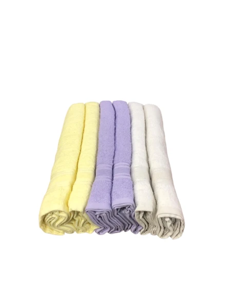 12 Li Pamuklu Kuaför Berber Hediyelik El Yüz Havlusu 50 x 90 - Resim 5