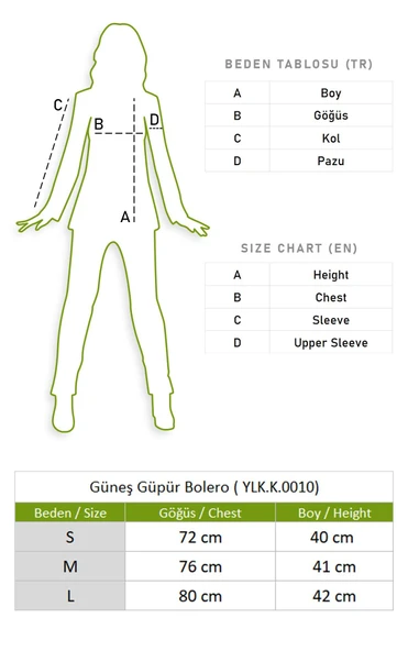 Güneş Güpür Bolero Beyaz Byz S Beyaz - 2