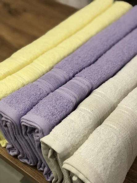 12 Li Pamuklu Kuaför Berber Hediyelik El Yüz Havlusu 50 x 90 - Resim 6