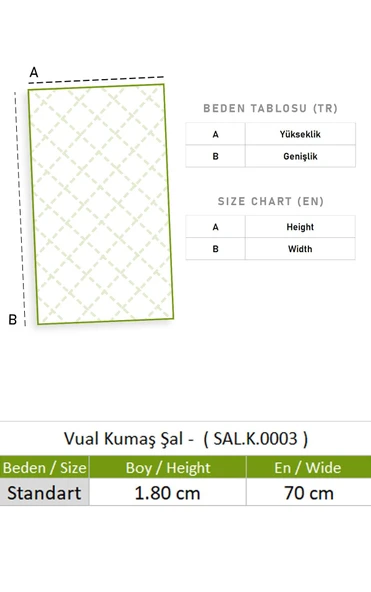 Düz Vual Kumaş Şal Lacivert Lcvt - 4