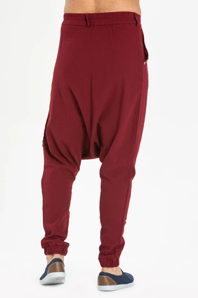 Güney Şile Bezi Yazlık Şalvar Bordo Brd S/M Bordo - 2