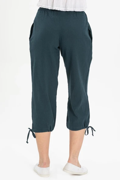 Şile Bezi Kadın Kapri Petrol Ptrl 38 Petrol - 3