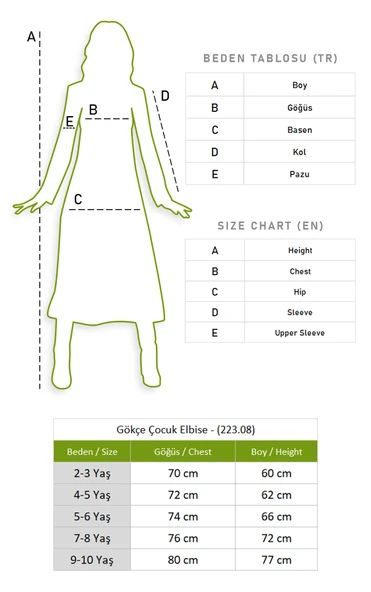 Gökçe Şile Bezi Kız Çocuk Yazlık Elbise Mor Mor 2-3 Yaş Mor - 4