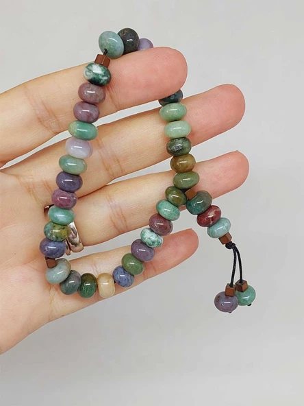 Akik Taşı 33Lük Özel Kesim Minimal Tesbih (54320) ürün görseli