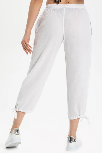 Şile Bezi Kadın Kapri Beyaz Byz 38 Beyaz - 3