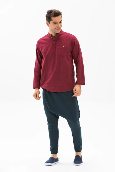 Güney Şile Bezi Yazlık Şalvar Petrol Ptrl L/XL Petrol ürün görseli