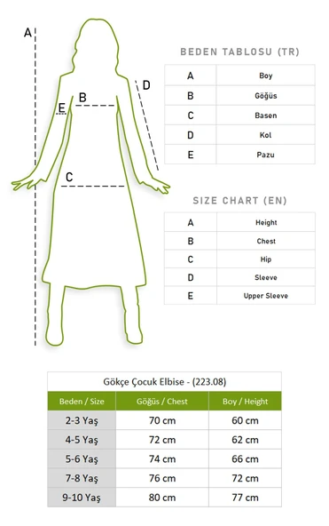Gökçe Şile Bezi Kız Çocuk Yazlık Elbise Lacivert Lcvt 2-3 Yaş Lacivert - 5