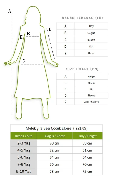 Melek Şile Bezi Çocuk Yazlık Elbise Petrol Ptrl 2-3 Yaş Petrol - 4