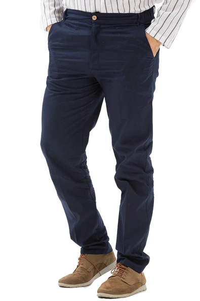 Keten Erkek Pantolon Lacivert Lcvt 40 Lacivert - 4