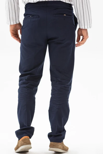 Keten Erkek Pantolon Lacivert Lcvt 40 Lacivert - 2