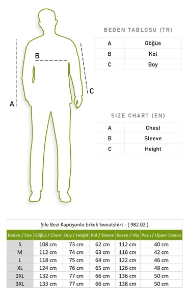 Şile Bezi Kapüşonlu Erkek Yazlık Sweatshirt Siyah Syh S Siyah - 4