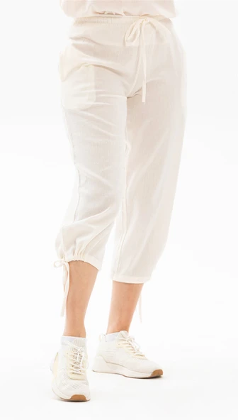 Şile Bezi Kadın Kapri Krem Krm 38 Krem