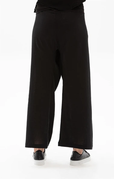 Kadın Şile Bezi Thai Balıkçı Yazlık Pantolon Siyah Syh L/XL Siyah - 3