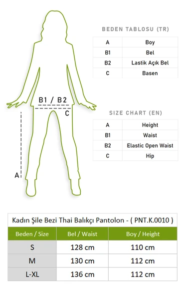 Kadın Şile Bezi Thai Balıkçı Yazlık Pantolon Bordo Brd L/XL Bordo - 5