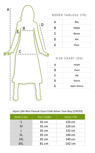 Jüpon Şile Bezi Pamuk Uzun Etek Astarı Tam Boy Jipon Beyaz Byz - Resim 5