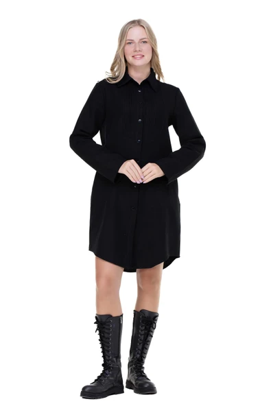 Uzun Kol Nuray Pazen Sonbahar ve Kışlık Tunik Siyah Syh 2XL-3XL Siyah - Resim 7