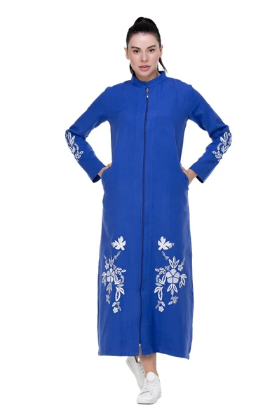 Nisa Pazen Sonbahar ve Kışlık Ferace Saks Sks - Resim 8