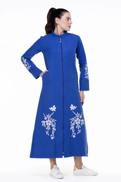 Nisa Pazen Sonbahar ve Kışlık Ferace Saks Sks - Resim 6