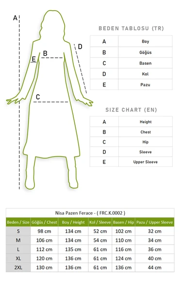Nisa Pazen Sonbahar ve Kışlık Ferace Lacivert Lcvt - Resim 6