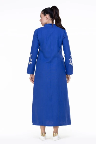 Nisa Pazen Sonbahar ve Kışlık Ferace Saks Sks - Resim 2