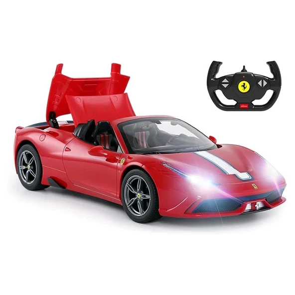 1:14 Uzaktan Kumandalı Araba Ferrari 458 Speciale Oto Kapı Açılan 27 Mhz Usb Işıklı