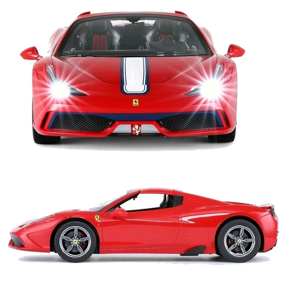 1:14 Uzaktan Kumandalı Araba Ferrari 458 Speciale Oto Kapı Açılan 27 Mhz Usb Işıklı - 4