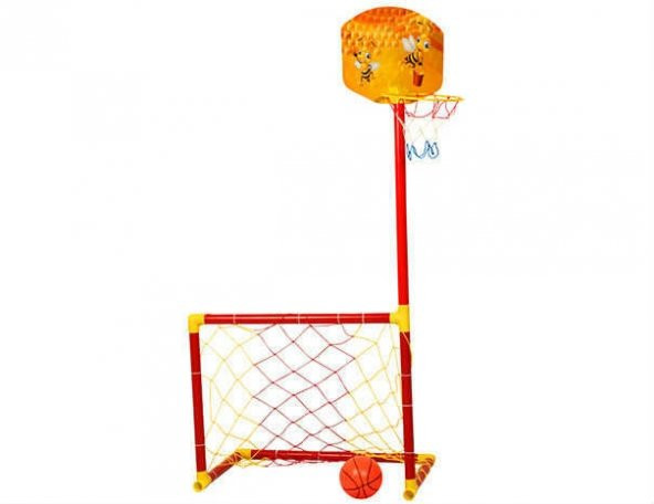 Futbol Kalesi Ve Basket Potası Bir Arada - Basketbol Potası