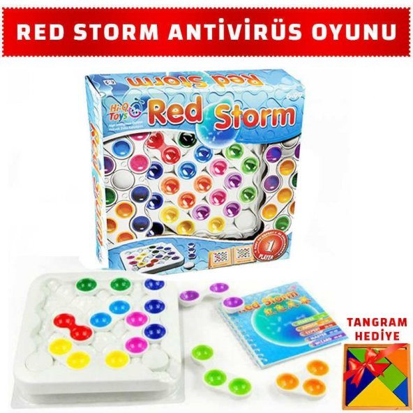 Eğitici Oyuncak Red Storm Antivirüs Problem Çözme Oyunu Antivirüs