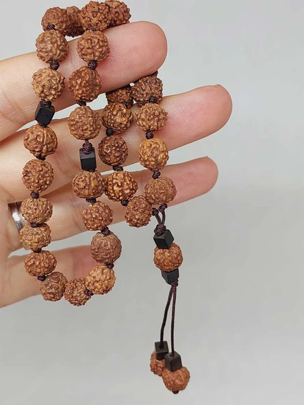 Rudraksha Tohum Düğümlü 33lük Tesbih (1758) ürün görseli