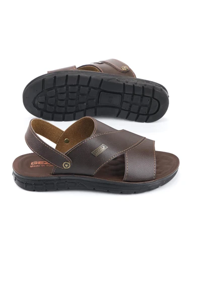 Gezer 12481 Yazlık Erkek Terlik Sandalet - Resim 8