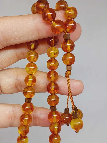 Kehribar Taşı Tesbih 33'Lük 8mm (23475)