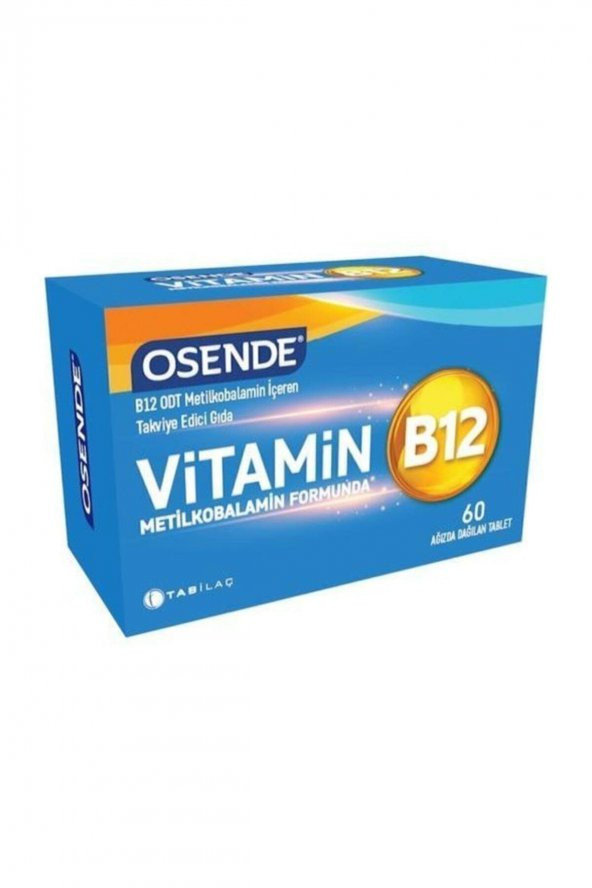 Osende Metilkobalamin B12 Vitamini 60 Tablet