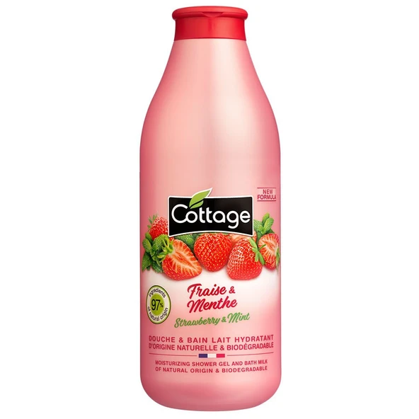 Cottage Çilek ve Nane Aromalı Duş Jeli 750ML