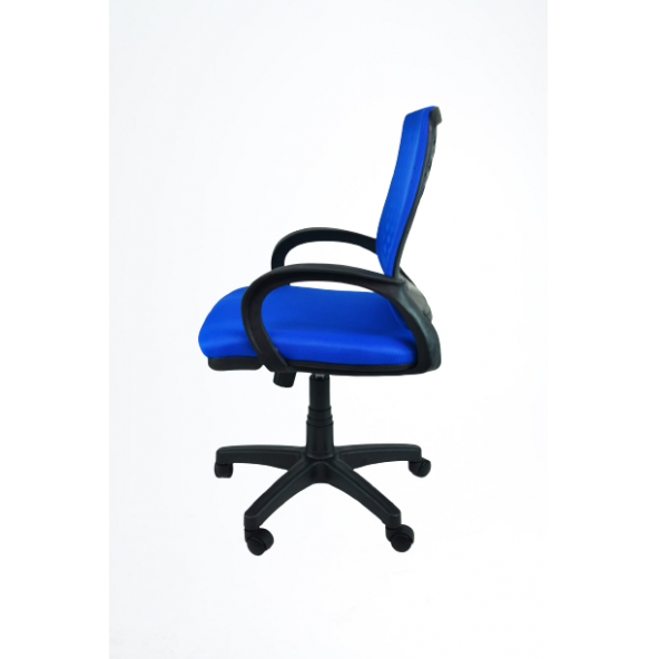 CLK Fileli Petek Ofis Büro Bilgisayar Koltuğu Sandalyesi Mavi - 2