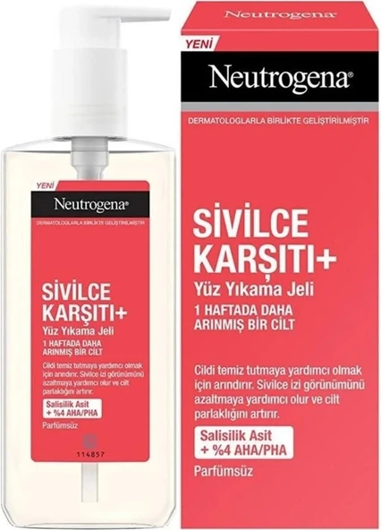 Neutrogena Düzensiz Cilt Tipleri için Yüz Yıkama Jeli 200ML (6 Lı Set) - 2