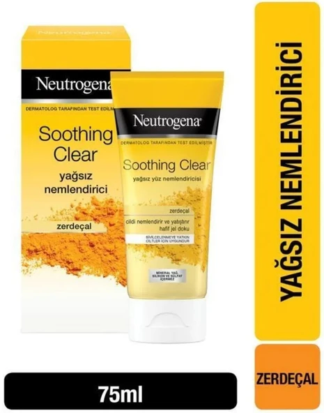 Neutrogena Soothing Clear Yağsız Nemlendirici 75ML (6 Lı Set) - 3