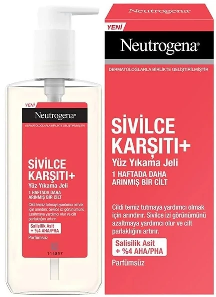 Neutrogena Düzensiz Cilt Tipleri için Yüz Yıkama Jeli 200ML