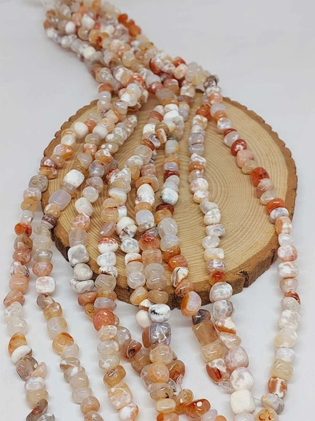 Akik Taşı Şekilsiz Doğal Taş Dizi (54442) - 3