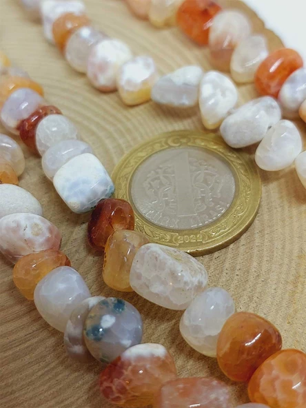 Akik Taşı Şekilsiz Doğal Taş Dizi (54442) - 2