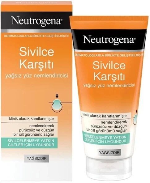 Neutrogena Sivilce Karşıtı Yağsız Yüz Nemlendiricisi 50ML