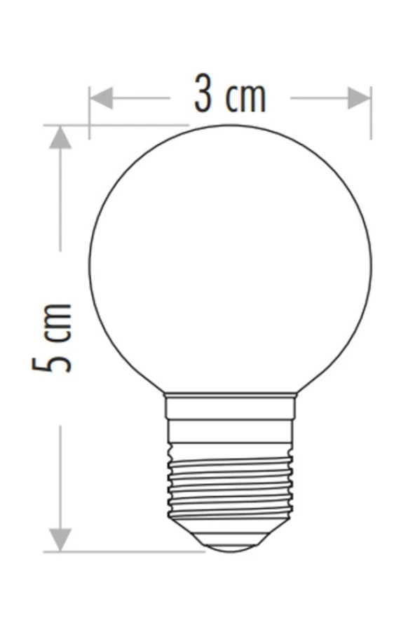 CATA CT 4071 1W Led Gece Ampul Kırmızı - 2
