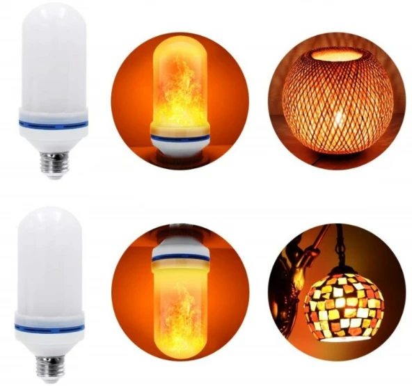 CATA CT 4059 5W Led Alev Ampul E27 Duylu Amber - 2