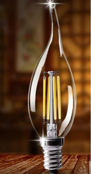 CATA CT 4062 4W Led Flament Ampul 3200K Günışığı E14 Duy - 3
