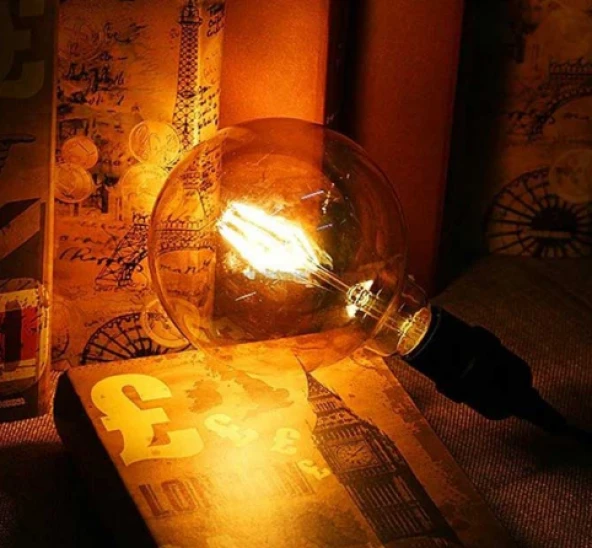 CATA CT 4286 9W G95 Glop Rustik Led 2700K Amber - 2