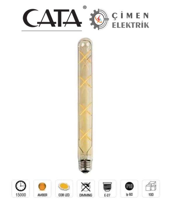 CATA CT 4302 6W Rustik Led Ampül 2700K Amber