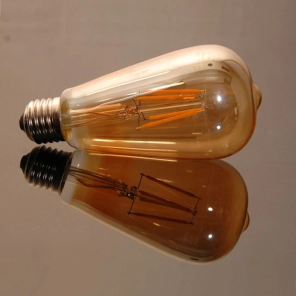 CATA CT 4284 Rustik 6W Led Ampul Amber 2700k E27 Duy - 1