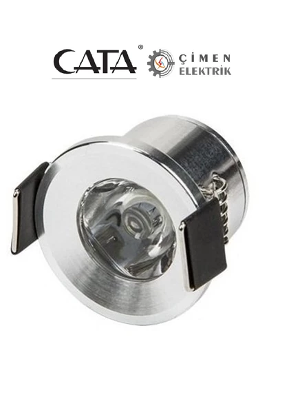 CATA CT 5270 1,5 W Yıldız Led Spot Satin Kasa 6400K Beyaz Işık