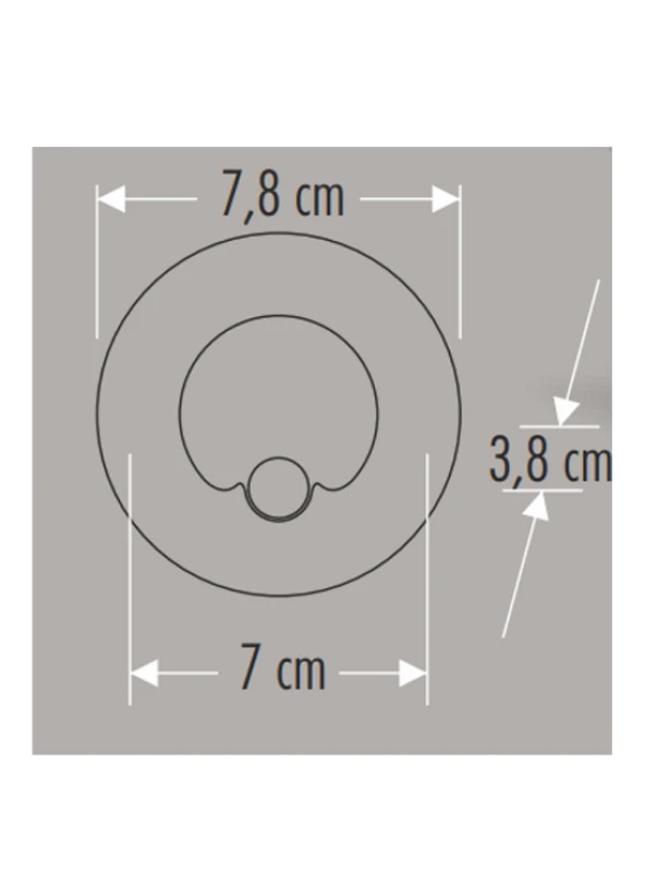CATA CT 5174 1.5W Radar Sensörlü Koridor Aydınlatması 6400K Beyaz Işık - 2