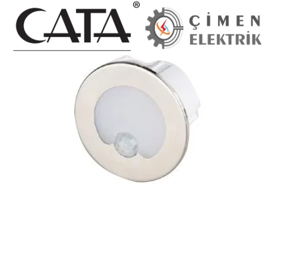 CATA CT 5174 1.5W Radar Sensörlü Led Spot 3200K Gün Işığı