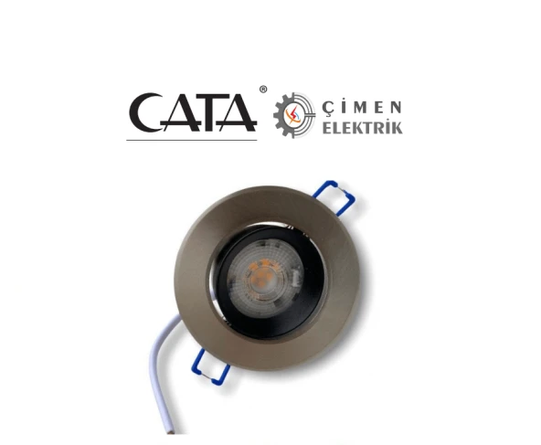 CT 5252 Cata 6W Satin Gövde Led Spot Armatür Beyaz Işık 6400k